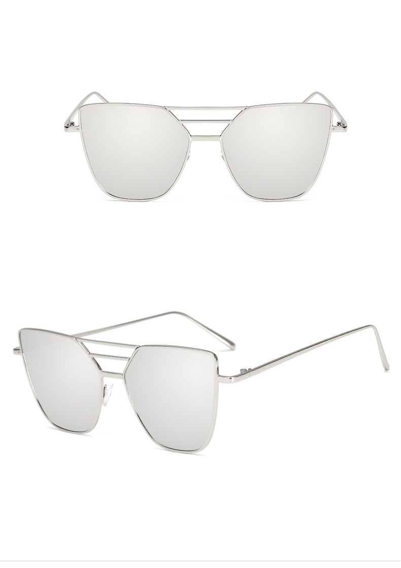 Silver retro frame sunglasses low cost Super X Studio